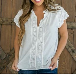 White Cotton Kenna Top